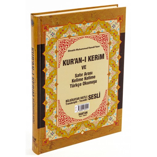 Haktan Yayınları Cami 3'lü (Üç) Özellikli Arapça Hat , Türkçe Okunuşlu Tecvidli ve Mealli